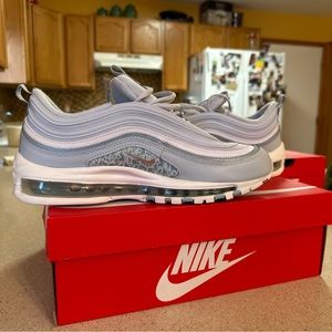 Size 10 mens  - Nike Air Max 97 Blue Camo 2022